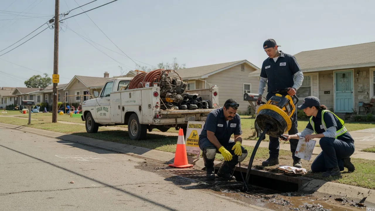 Drain Cleaning in Old Glory, TX near me